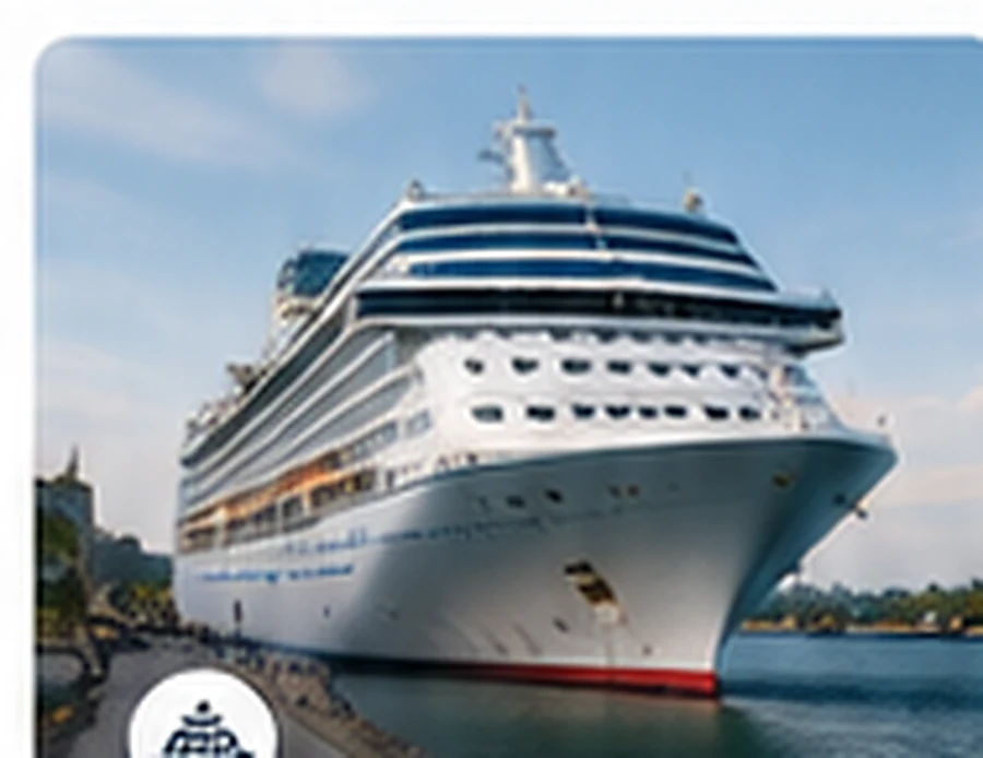 Cruise ship at an Australian cruise terminal
