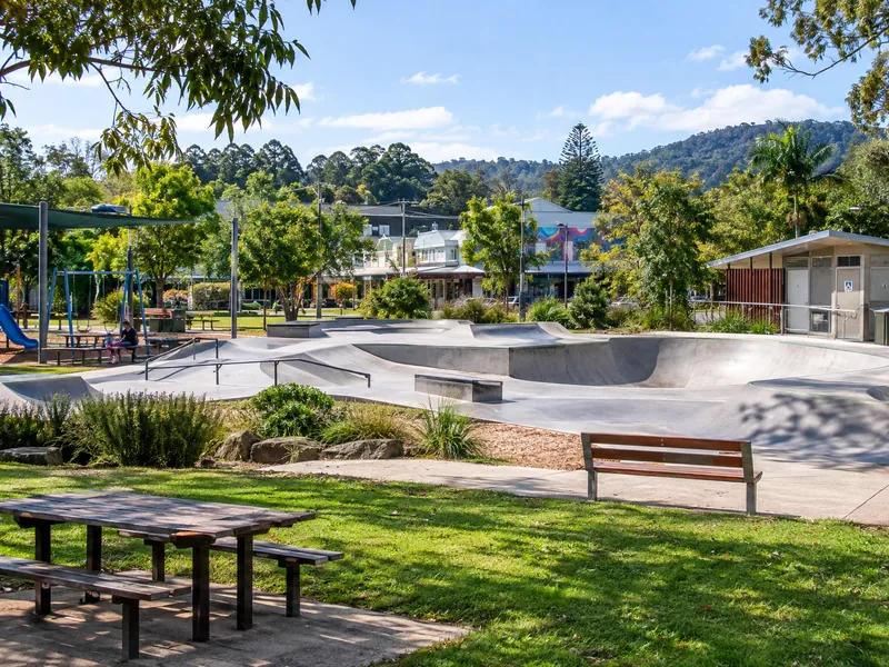 Nimbin local airport transfer area