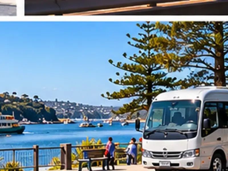 Barangaroo local airport transfer area