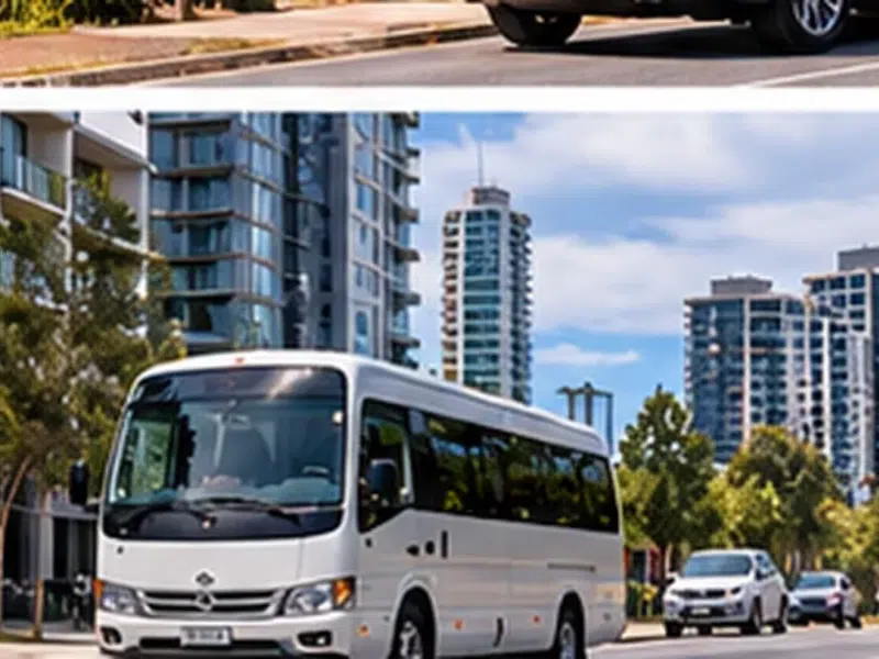 Ryde local airport transfer area