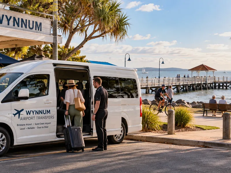 Wynnum local airport transfer area