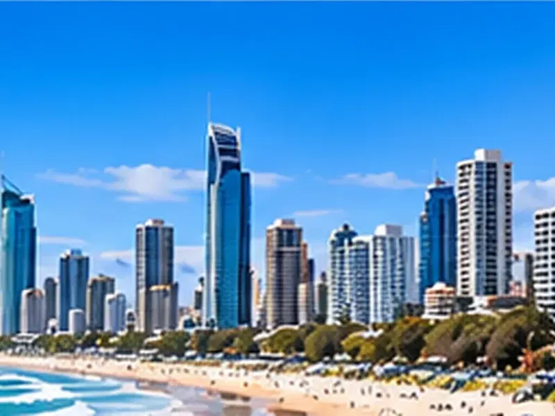 Surfers Paradise local airport transfer area