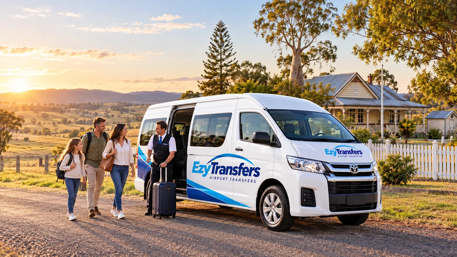 Tarampa airport transfers with EzyTransfers