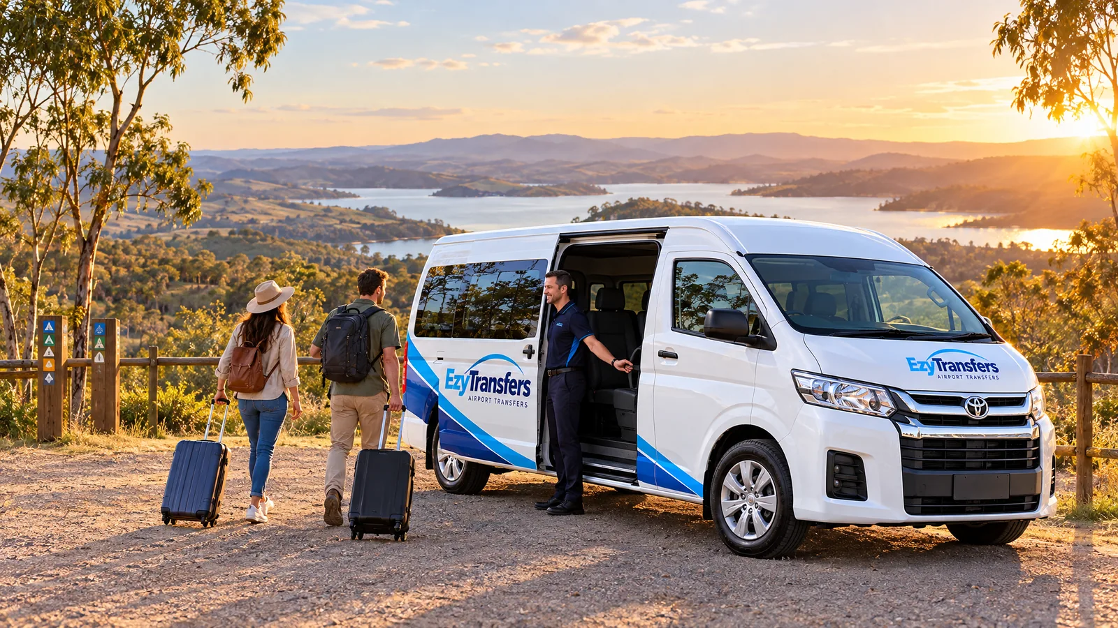 Wivenhoe Hill airport transfers with EzyTransfers