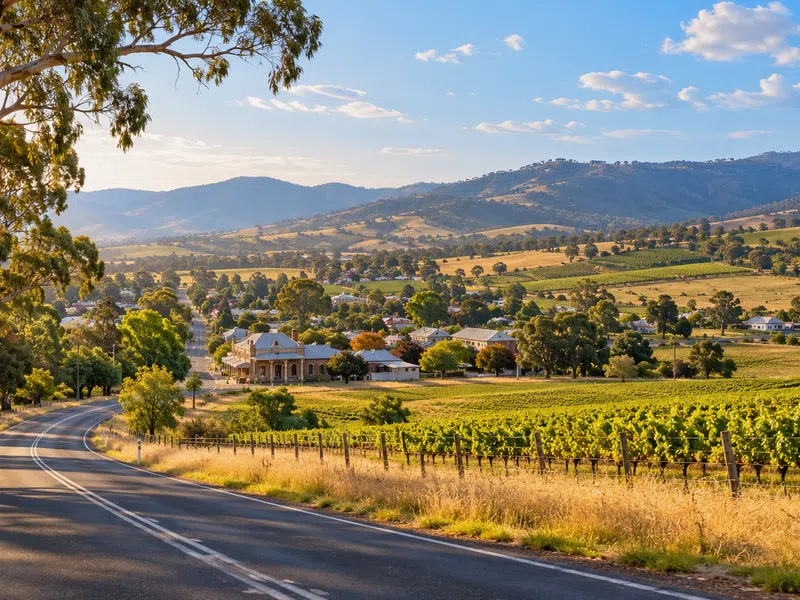 Tallarook local airport transfer area