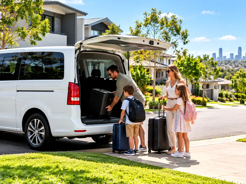 Gowanbrae local airport transfer area