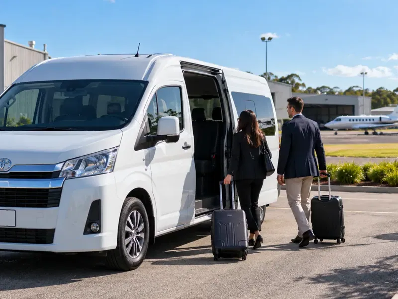 Port Melbourne local airport transfer area