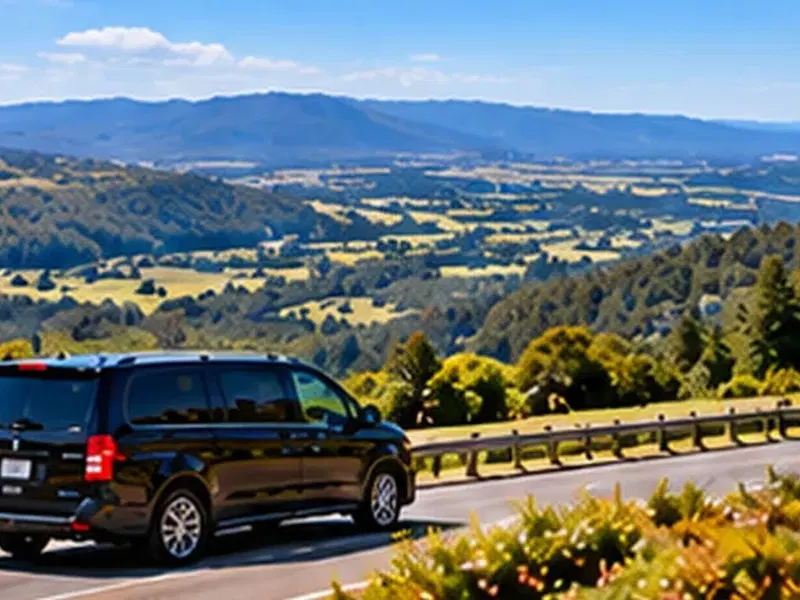 Mount Burnett local airport transfer area